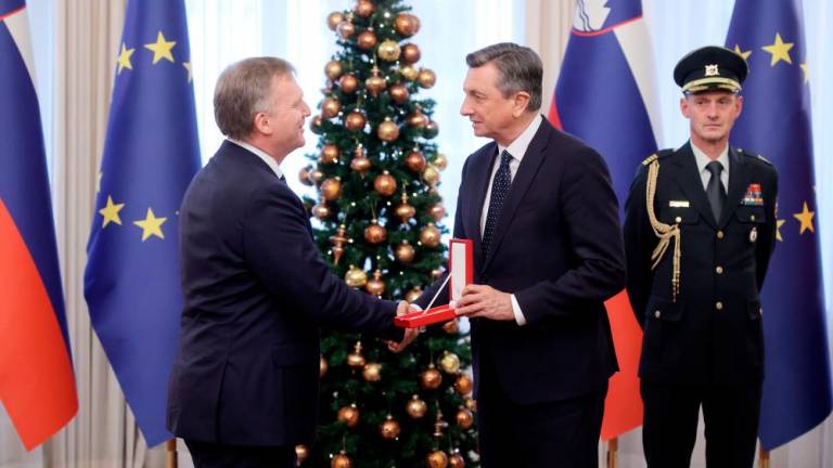 Predsednik Pahor vročil Gorazdu Pučniku očetovo odlikovanje