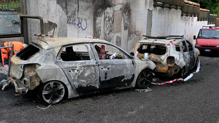 Ogenj uničil pet vozil