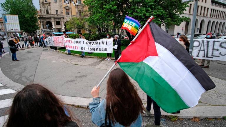 V Trstu demonstrirali proti izraelskemu apartheidu