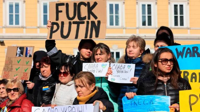 Občuten shod za mir v Ukrajini