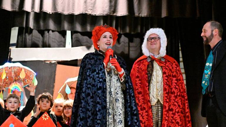 Pustni defile najmlajših na Opčinah