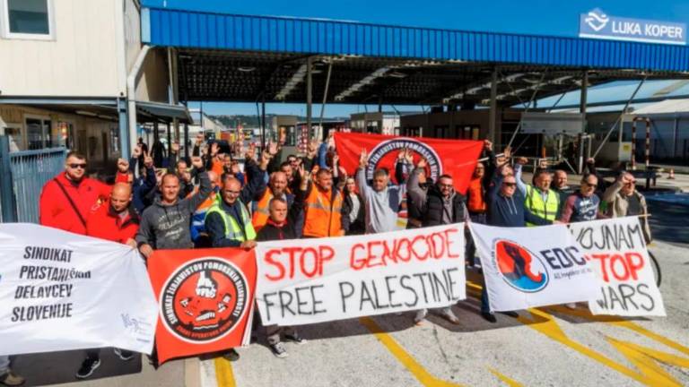 Shod za Palestino tudi pred koprskim pristaniščem