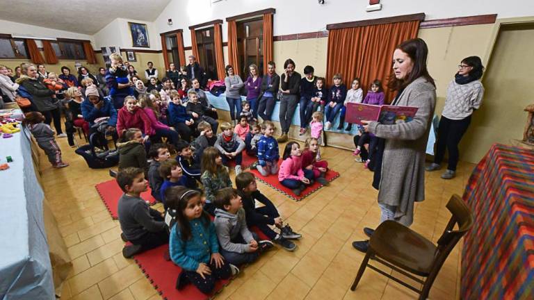 Otroke je obiskal Miklavž