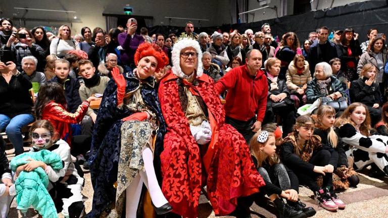 Pustni defile najmlajših na Opčinah