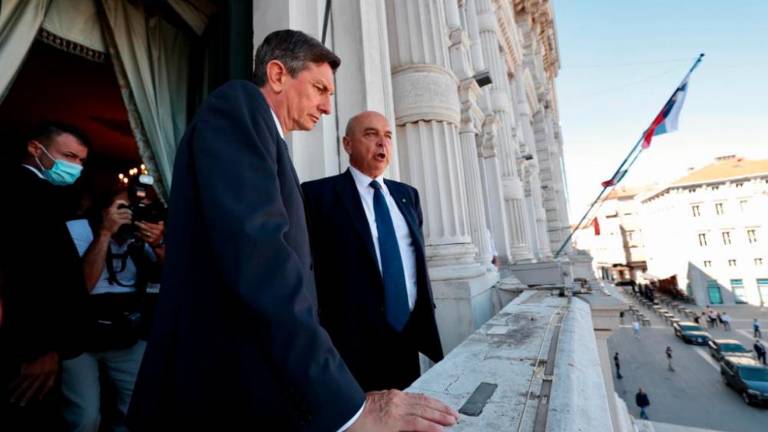 Borut Pahor prejel najvišje odlikovanje mesta Trst (foto)