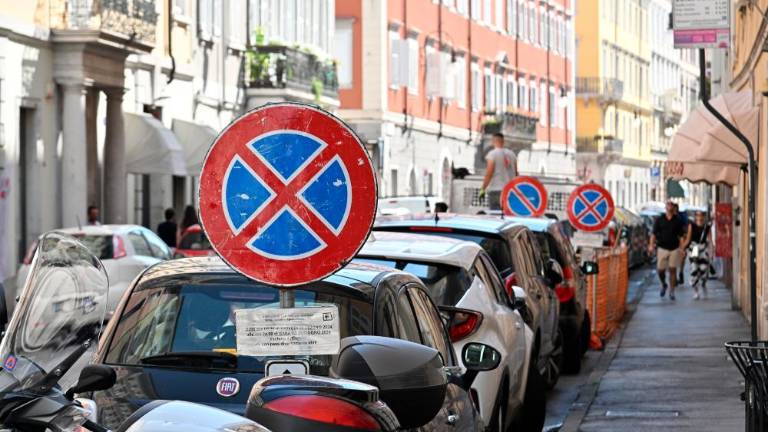 Prometna zapora ob vrhu držav G7