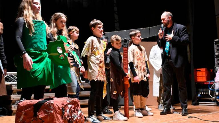 Pustni defile najmlajših na Opčinah