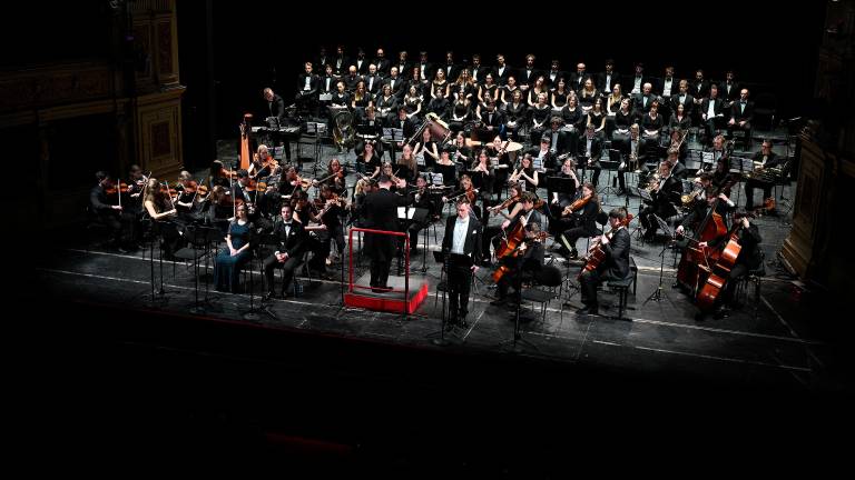 V Trstu prvič zadonel Zlatorog