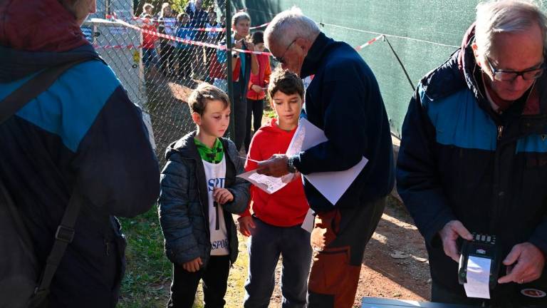 Osem osnovnih šol na tradicionalnem orieenteringu