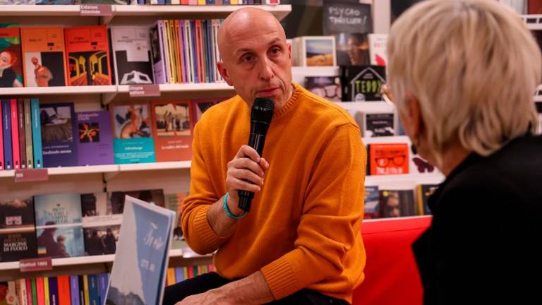 Spomenik spominu Davida Bandlja tudi v italijanščini