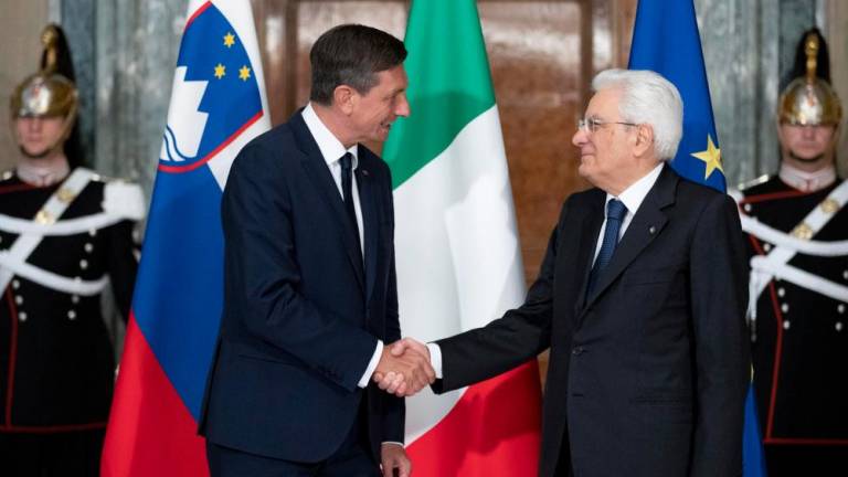 Pahor in Mattarella skupaj na slovesnosti ob 100. obletnici Narodnega doma