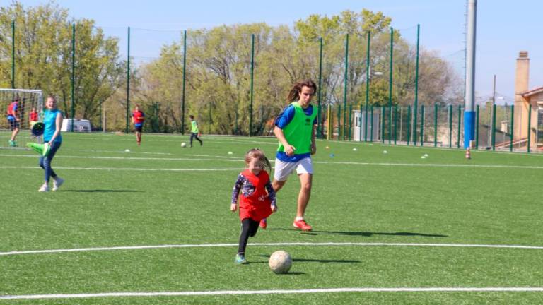 Športni dan za ukrajinske otroke