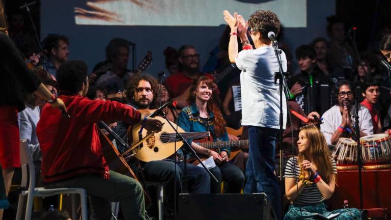 Ethno Histeria World Orchestra na solkanski Mostovni