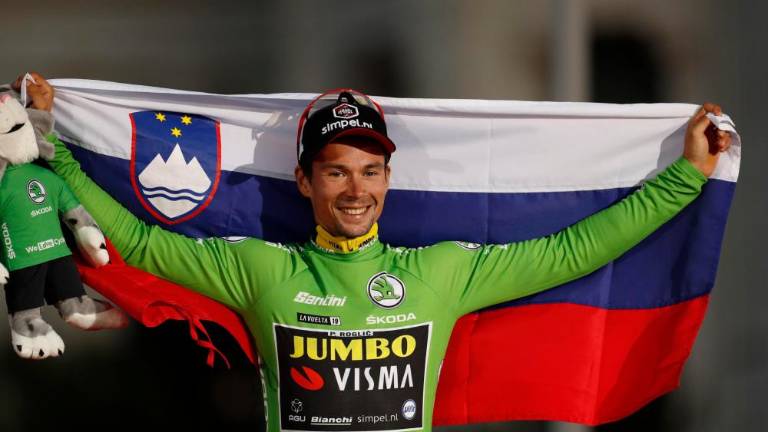 Primož Roglič in Eva Terčelj Bloudkova nagrajenca 2019