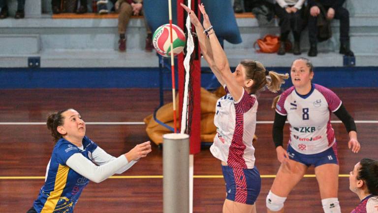 Odbojkarice Zaleta ZKB praznih rok proti Spilimbergu