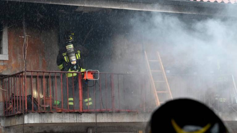 Zagorela hiša v Mavhinjah (foto)