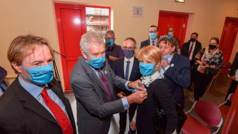 Ob 70-letnici Kmečke zveze trta prijateljstva in nova etiketa prosekarja