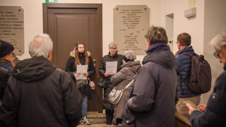 Spoznavali zgodovino in žalostno usodo goriške judovske skupnosti