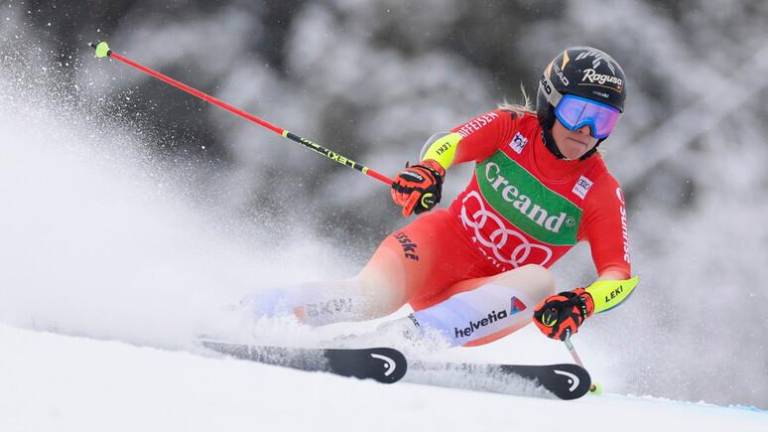 Lara Gut-Behrami v Andori z devetega mesta do zmage