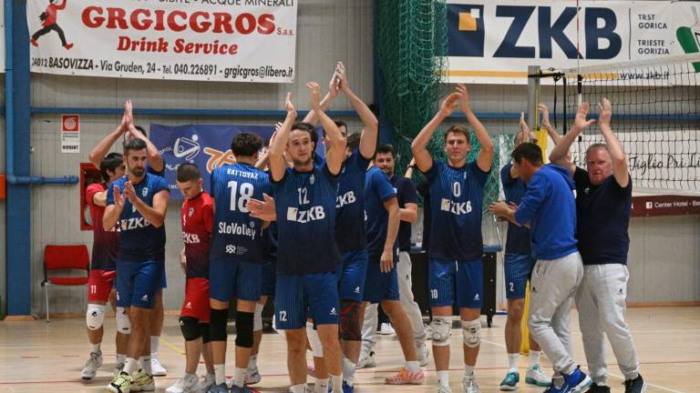 SloVolley na derbiju upravičil vlogo favorita