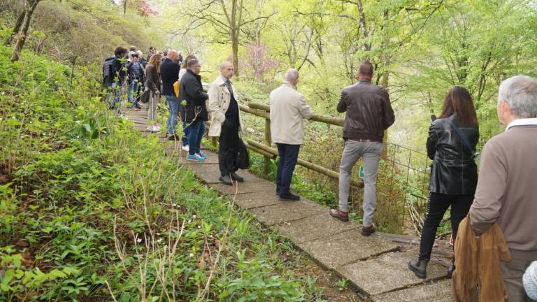 Po obnovi vrta še nove pešpoti in namakalni sistem