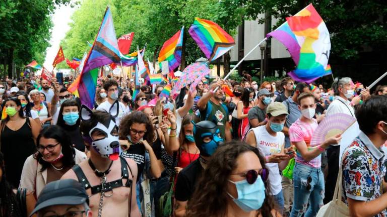 Parada ponosa prispela na skupni trg obeh Goric (foto in video)