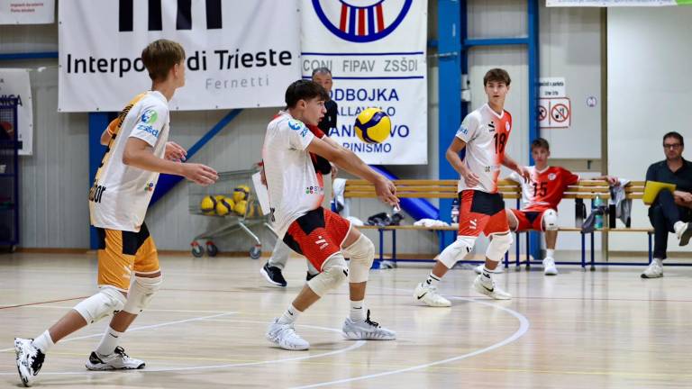 Odbojkarji SloVolleyja v sprejemu (TEDESCHI/FOTODAMJ@N)