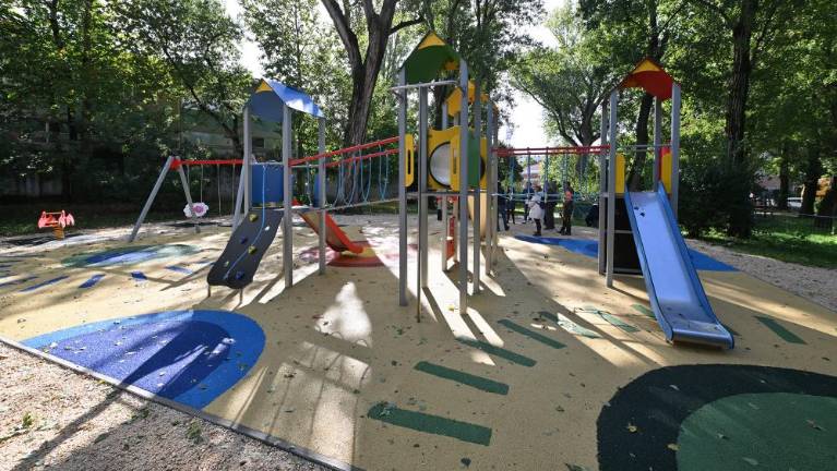 Zeleno oazo v Ulici Carpineto obogatila nova igrala