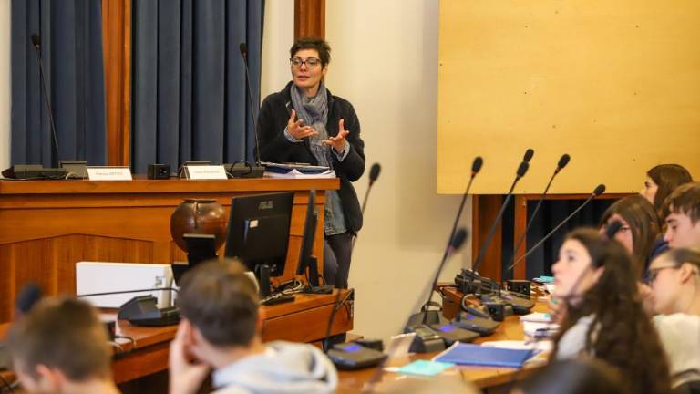 Licejci v vlogi občinskih svetnikov