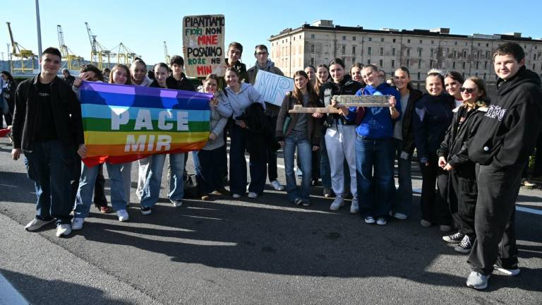 Množičen, miren shod preplavil tržaške ulice (VIDEO)