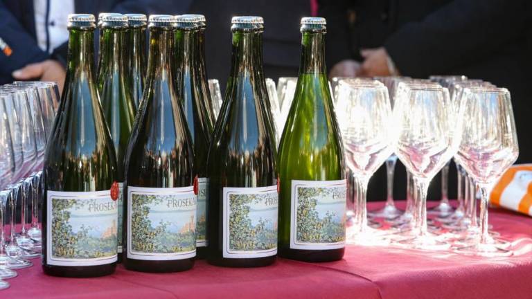 Na svetnika so seveda nazdravili s prosekarjem