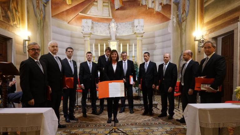 Glasbeno voščilo v pevmski cerkvi