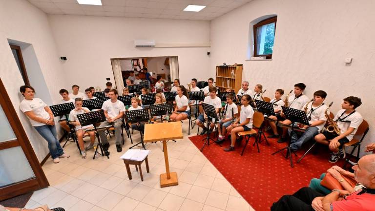 Devetnajst mladih godcev po intenzivnih vajah skupaj »z’gudlo«