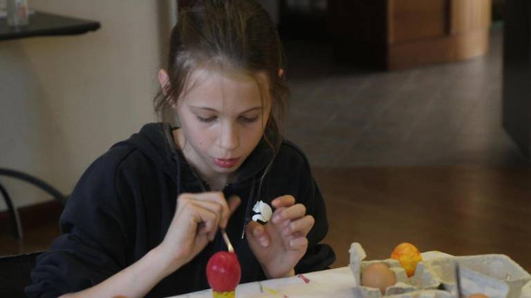 Na Goriškem barvali pirhe