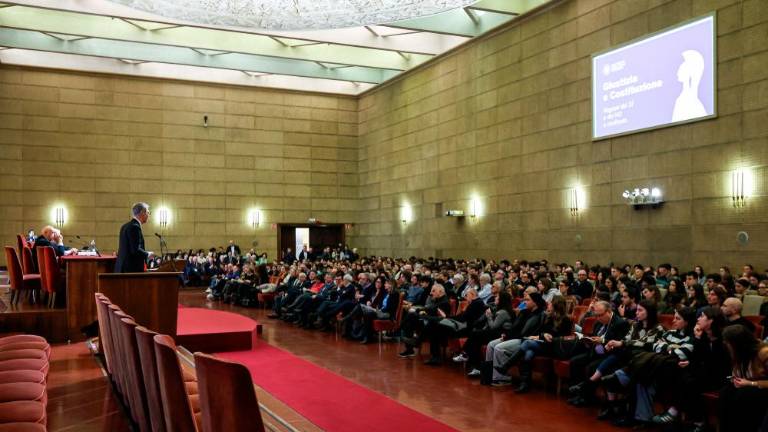 Srečanje o pravosodni reformi napolnilo veliko dvorano Univerze v Trstu