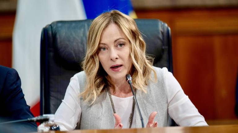 Meloni za odpravo nadzora na meji