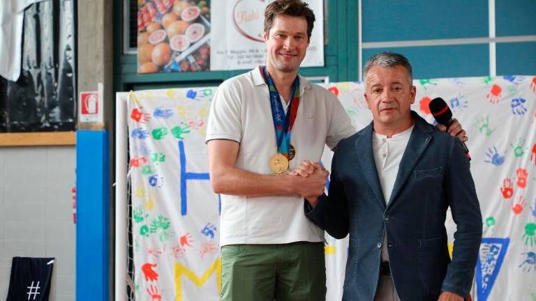 Sprejem za Mateja Cernica