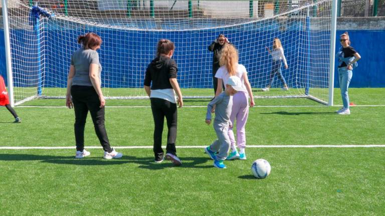 Športni dan za ukrajinske otroke