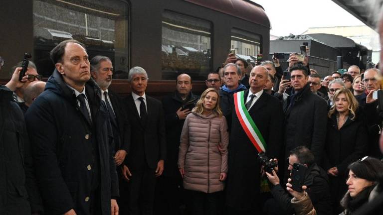 Vlak spomina na eksodus s tehničnimi zagatami