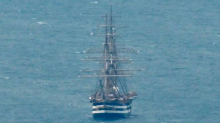 Ladja Amerigo Vespucci priplula v Trst