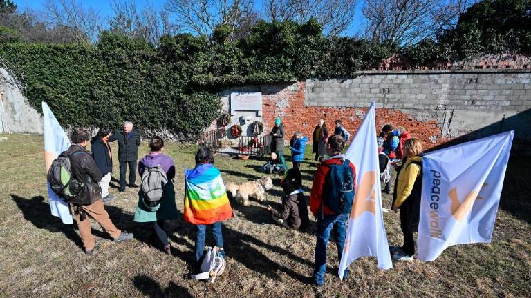 Mirovni pohod simbolično tudi od Sežane do Opčin
