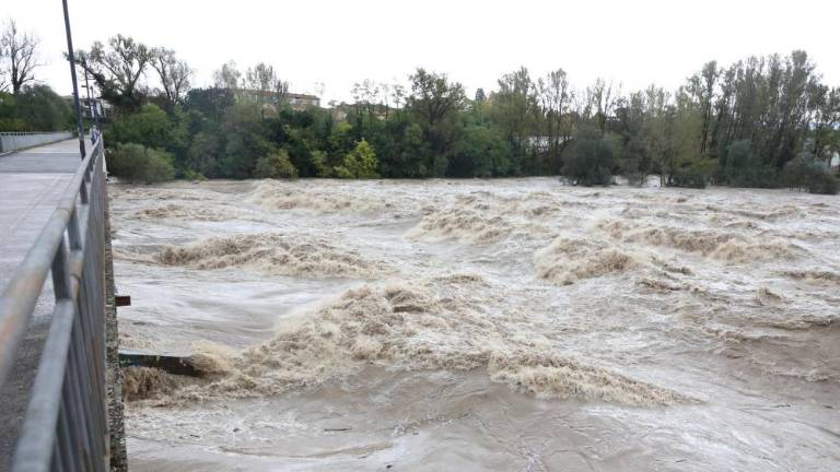 Gladina Soče upadla