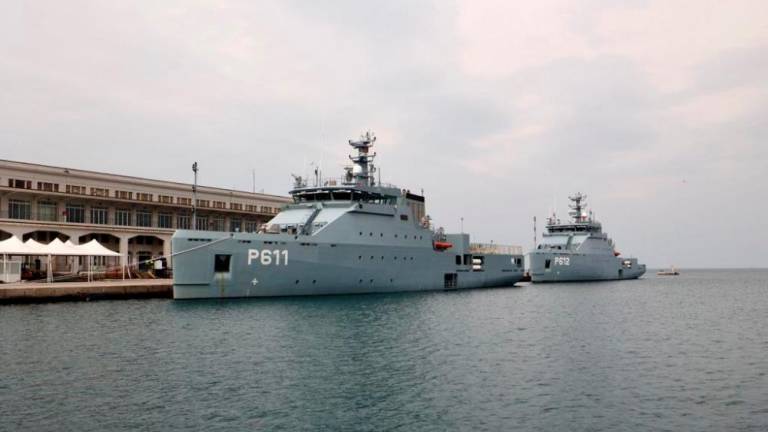 Tunizijski vojaški ladji v Trstu