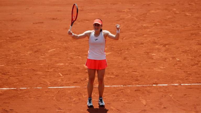 Tamara Zidanšek v polfinalu Roland Garrosa