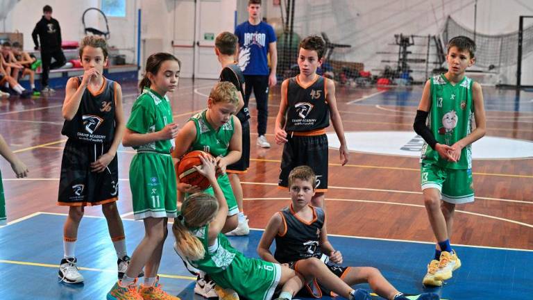 Pri Briščikih potekal mednarodni košarkarski turnir U11