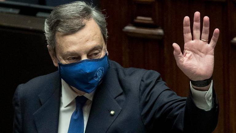 Mario Draghi v ponedeljek v FJK