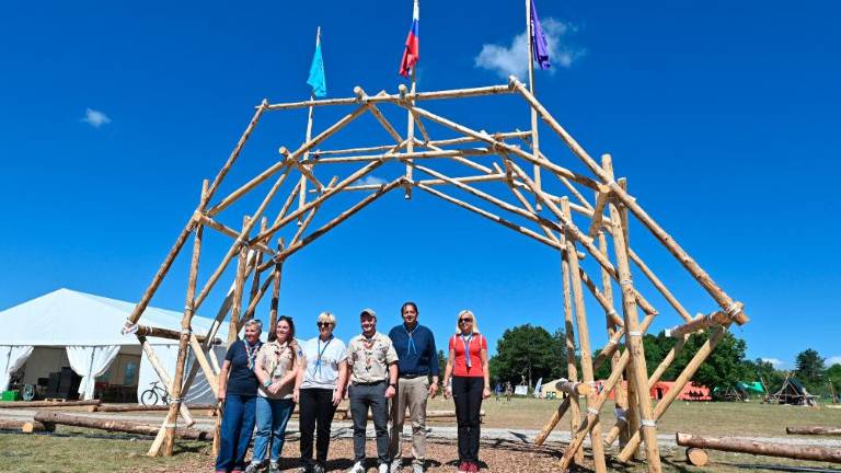 Predsedničin obisk na 17. taborniškem Zletu
