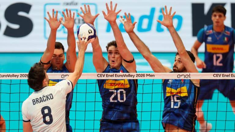 Slovenija po petih nizih klonila pred »azzurri«