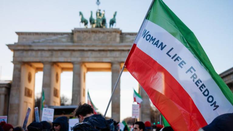 Tudi v Trstu protest proti iranskemu režimu