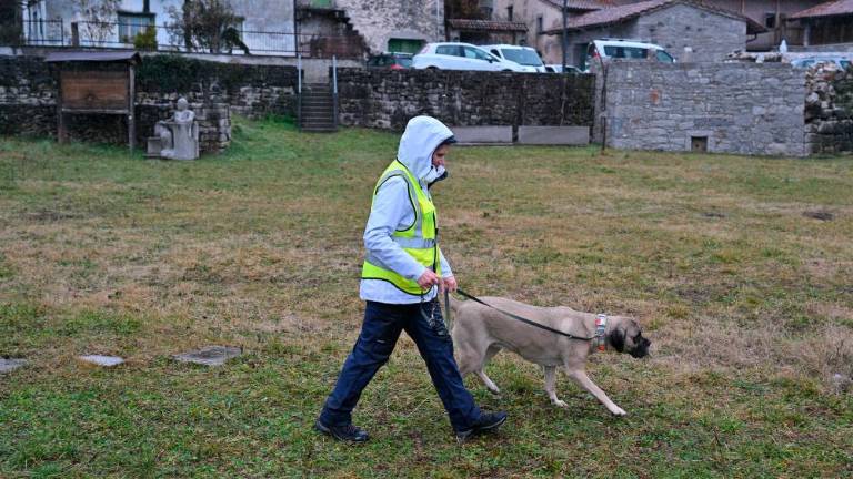 Psi in vodniki so v Repnu iskali pogrešane osebe